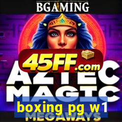 boxing pg w1